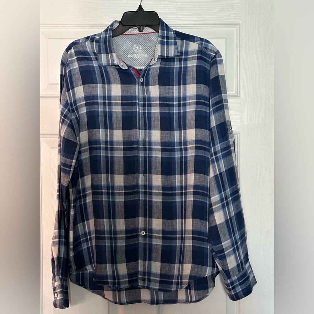 Bugatchi Men’s Uomo long-sleeve‎ button-down shirt